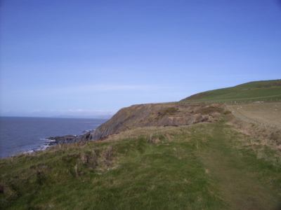 Low, rocky path