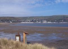 General view of Ynyslas and Dyfi Estuary