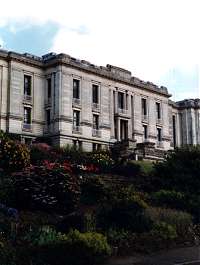 View of Library from approach road